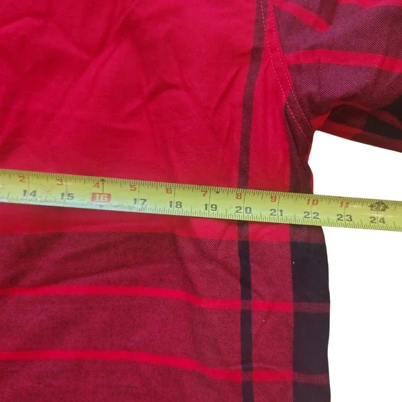 The North Face Campshire Sherpa Lined Flannel Shirt Jacket Red Black Plaid